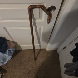 Cane Made From Copper Piping