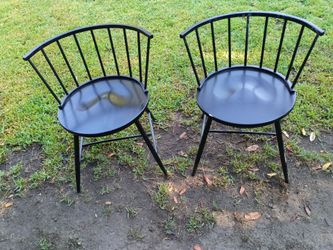 Black chairs