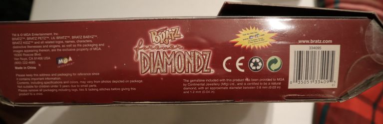 BRATZ Forever Diamondz Yasmin Doll New for Sale in Rancho Cucamonga, CA -  OfferUp