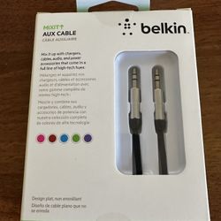 belkin AUX cable 3.5mm (new)