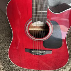 Takamine GD30 CE12 Wine Red 12 String 