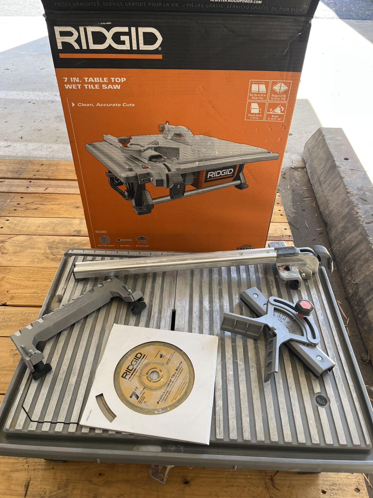 Rigid Table Saw Only / Used / Working✅