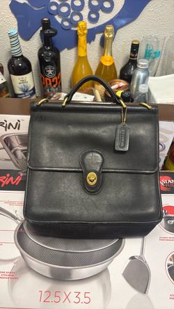 Vintage leather coach bag