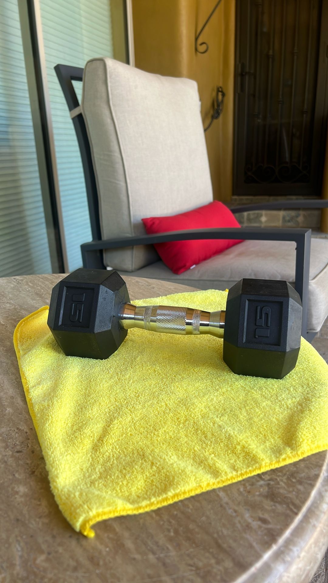 Rubber Hex Dumbbell Hand Weight ,brand New