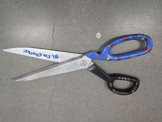 Oversized Chucky Novelty Scissors Prop