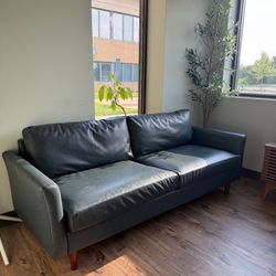 Faux Leather Couch