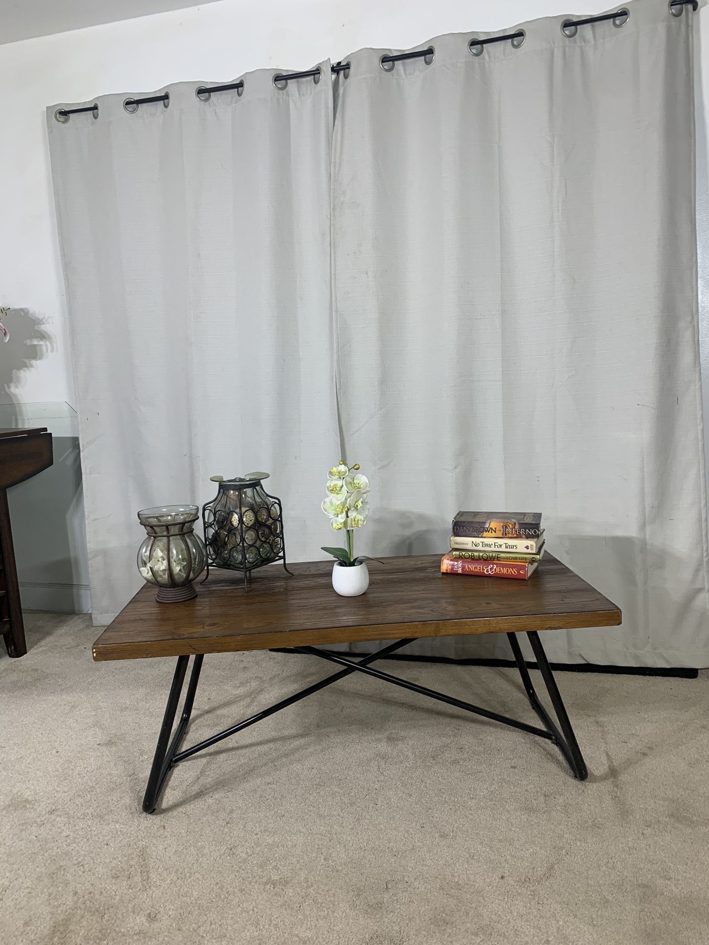 Rustic Industrial Cocktail Coffee Table