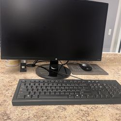 Lenovo Desktop Computer Setup – Tower + Monitor + Keyboard + Mouse