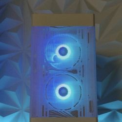 Gaming Computer And Curved Monitor