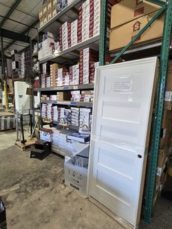 PRE HUNG PRIMED SOLID CORE DOORS AVAILABLE IN LEFT AND RIGHT HAND