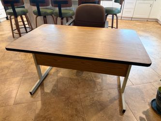 Desk with chair