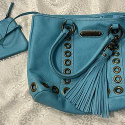 Isabella Fiore Leather Handbag With Coin Purse Brand New