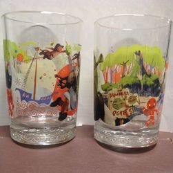 Disney Shrek collectors glasses 3 set