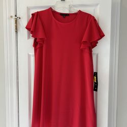 Berry Pink Shift Dress NWT Size 8P