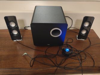 Cyber Acoustics CA-3610 2.1 Multimedia Speaker System with Subwoofer