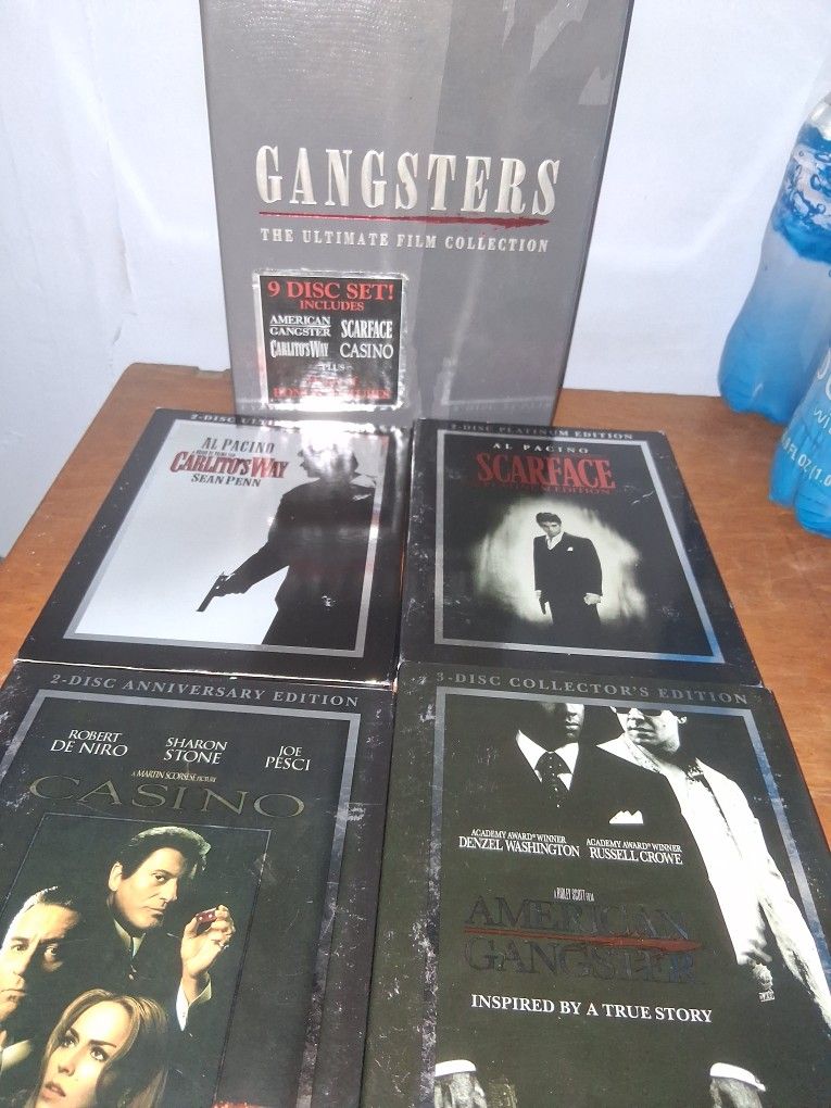 GANGSTER 9DISC DVD COLLECTORS SET 20$