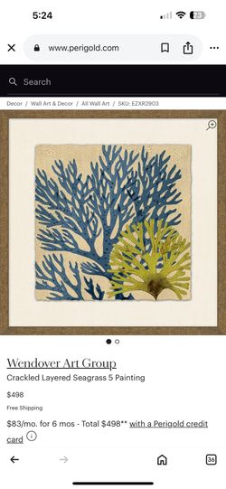 Wendover Art Group Crackled Layered Seagrass 