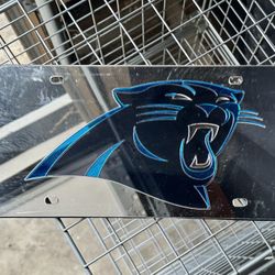 Carolina Panthers Laser Tag License Plate For Car 