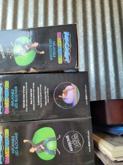 inflatable led blochair