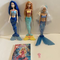 Barbie Mermaids and DVD, Lot #2 
