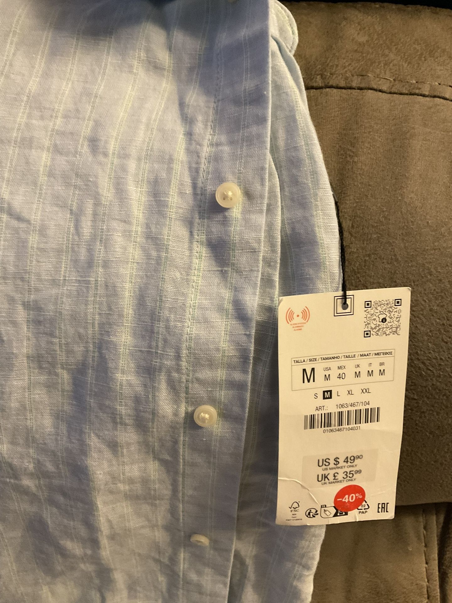 New Zara T-shirt 15dll.