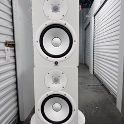 Yamaha HS8 8 inch Powered Studio Monitor Pair - White