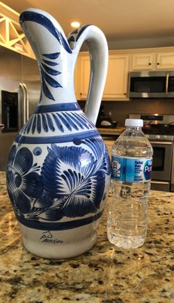 Pitcher hand painted