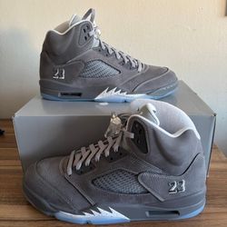Jordan 5 Retro Wolf Grey Size 10.5 