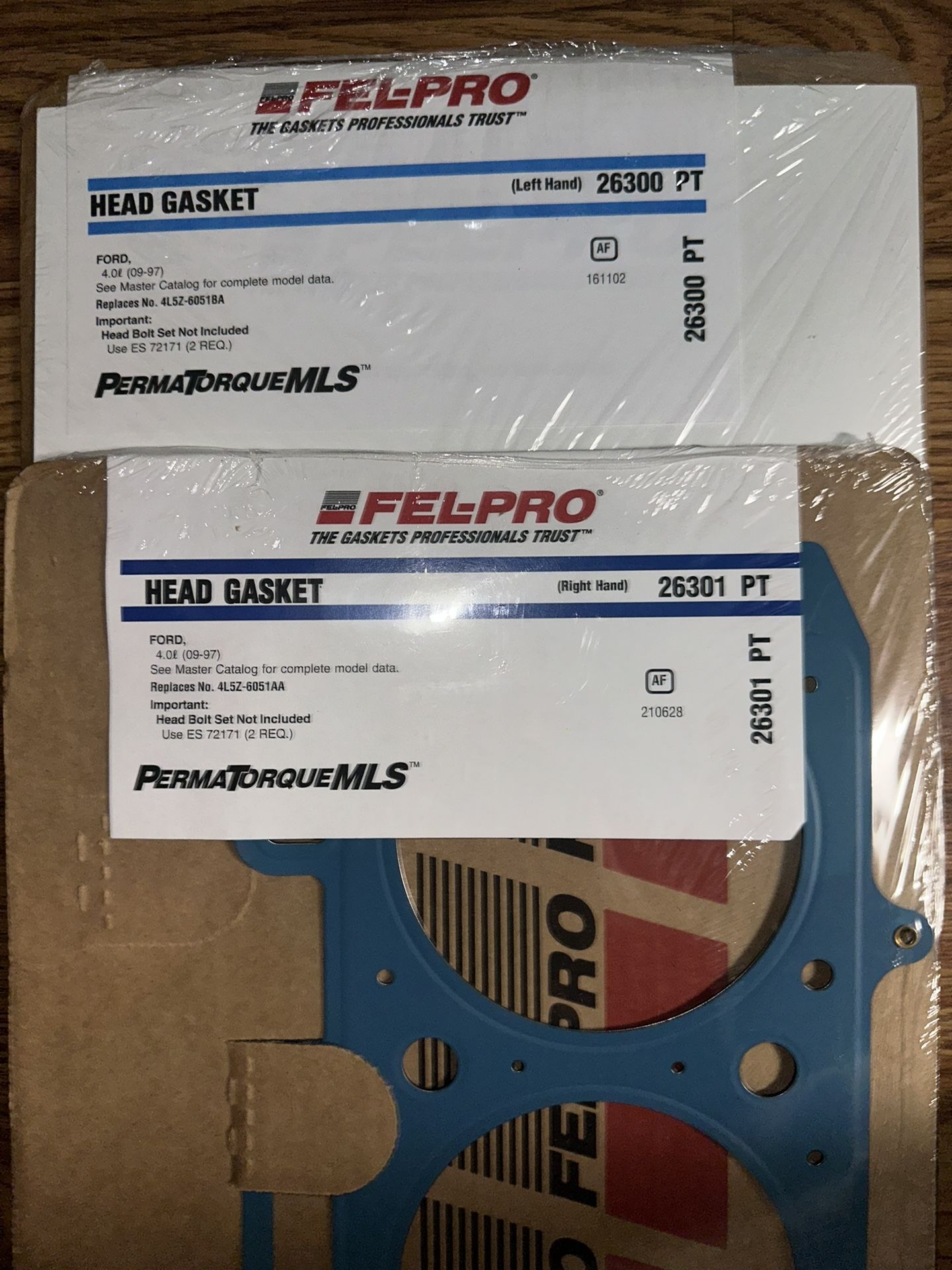 Ford Head 4.0 Gasket 26306pt/26307pt Felpro