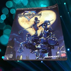 EUC Kingdom Hearts BradyGames Strategy Guide - Complete w/ Poster & Stickers!