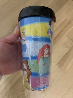 Disney Princesses Travel Coffee Cup Ariel, Cinderella, Snow White & Belle