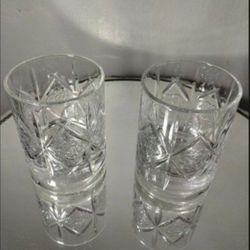LIMITED EDITION DEWARDS SCOTCH WHISKEY GLASSES SET OF 2 - V89