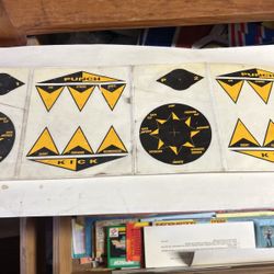 Arcade Joystick Control Panel Sticker Set 