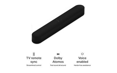 Sonos Beam Gen 2 - Black - Soundbar with Dolby Atmos