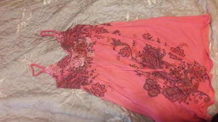 Girls pink summer dress very nice