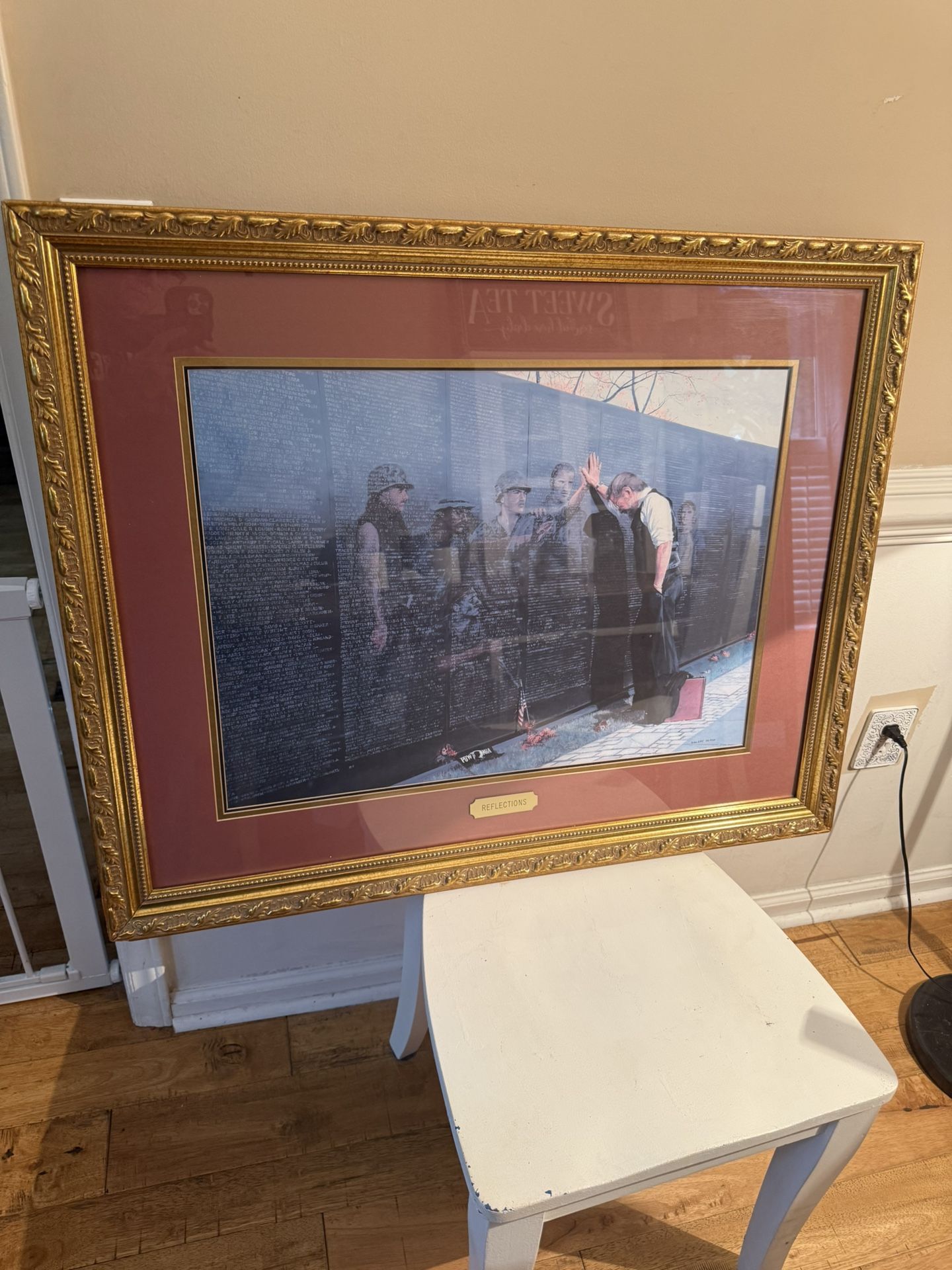 Reflections By Teter Vietnam memorial Print