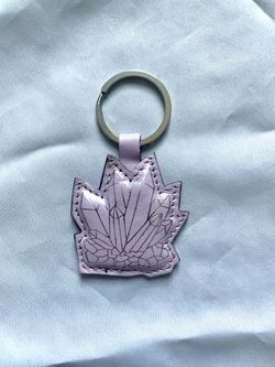 Crystal Gem Quartz Magic Keyring Keychain Cushion