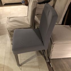 Dining Chairs 8 With Cover