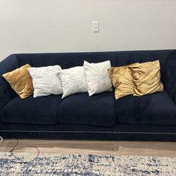 Navy Blue Couch 