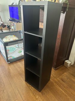 Ikea kallax storage unit black