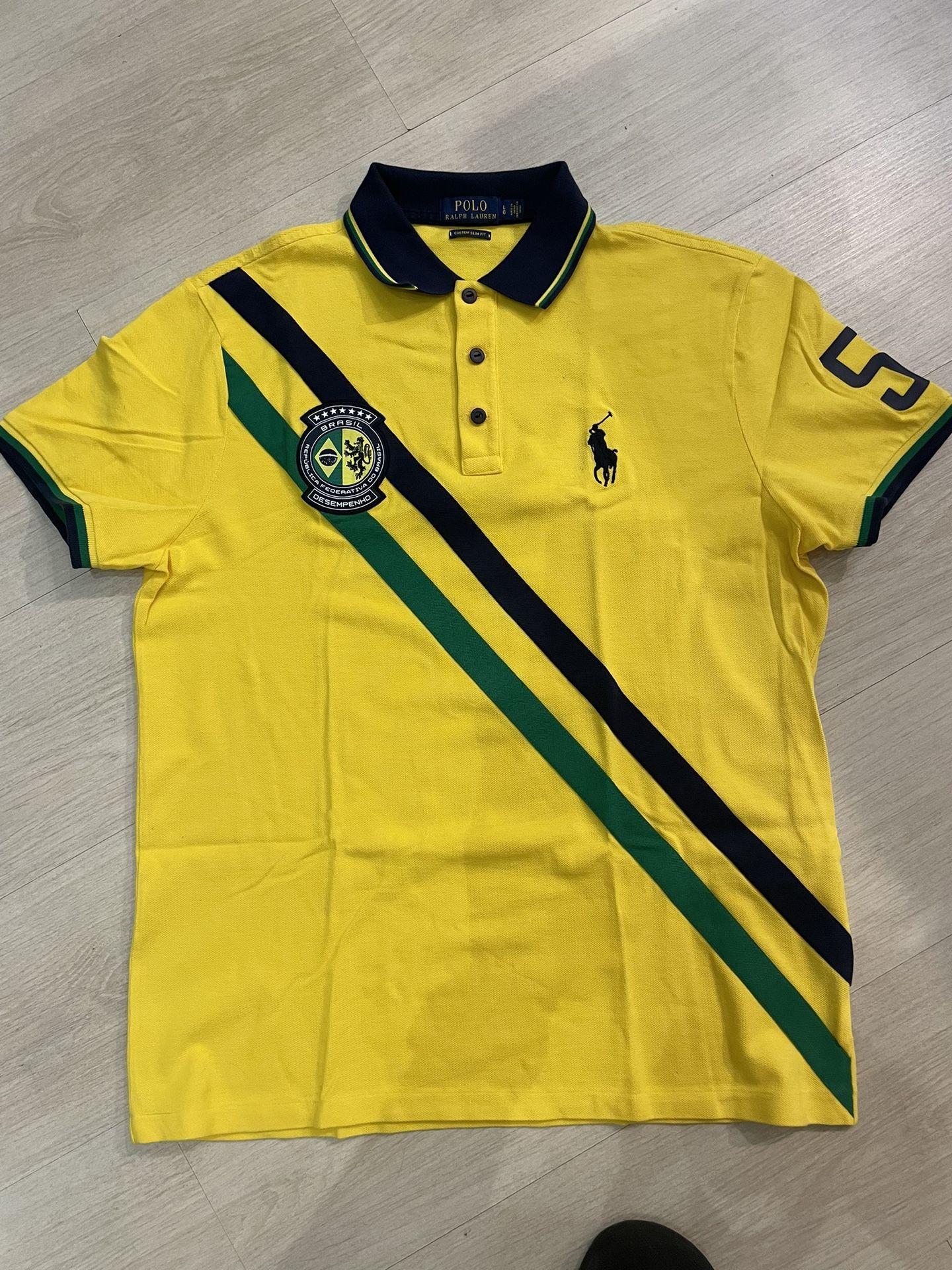 Polo Men’s Custom Slim Fit Brasil Rugby 