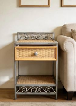 Pier 1 Wicker Nightstand