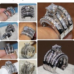 3pc Ring Set 7 & 8 $40 Each Set