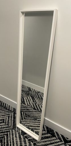 IKEA NISSEDAL Full-Length Wall Mirror White Frame