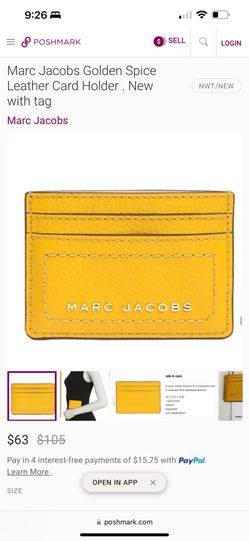 Marc Jacobs Leather Cardholder