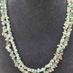 Genuine Emerald Chip Necklaces  ( 2 )