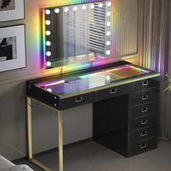 Vanity w/bluetooth speakers