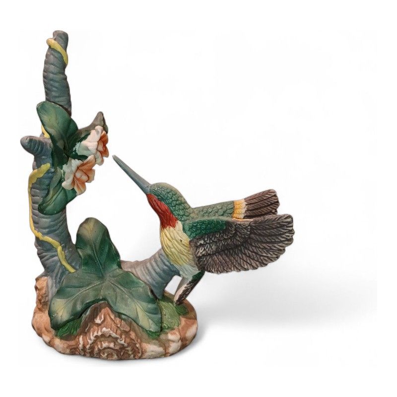 vintage ceramic hummingbird Figurine