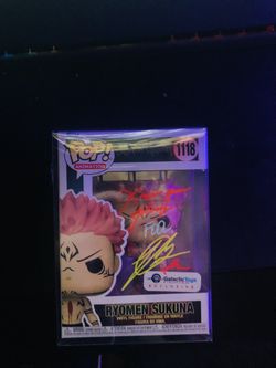 Ryomen Sukuna End Dug Voice Actor Signed Funko Pop