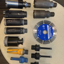 PRO Diamond Tooling Lot – 16 Pieces – Mostly NEW